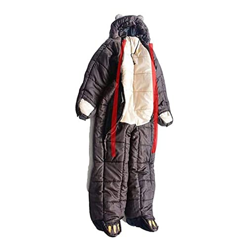 Lightweight Mummy Sleeping Bag for Adults - Single XL with Double Zipper & Arm Holes - Perfect for Camping, Hiking & Outdoor Survival Gear