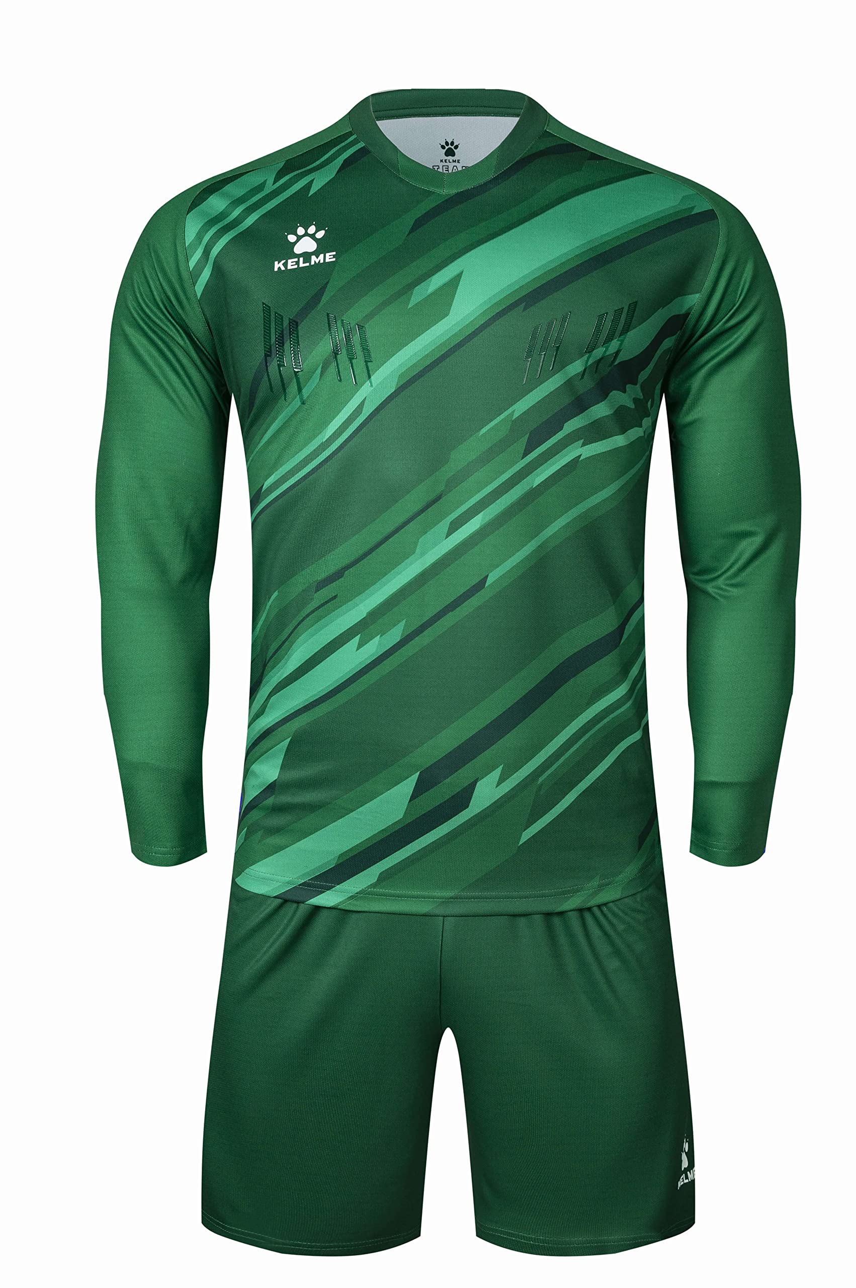 KELME Professional Soccer Goalkeeper Jersey Set - Padded Goalie Shirt, Shorts & Socks for Men, Adults & Youth - Breathable Football Uniform for Training & Matches | Perfect for Goalkeepers in Practice, Games & Tournaments
