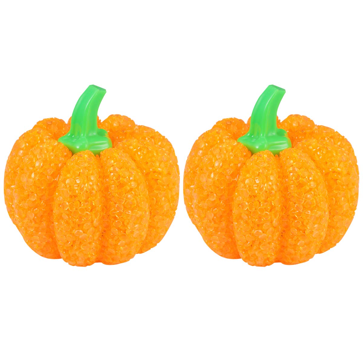 Balacoo 2-Pack Halloween LED Color Changing Night Light - Spooky Orange Table Lamp for Halloween Party Decorations | Perfect for Bedroom, Living Room & Outdoor Halloween Decor