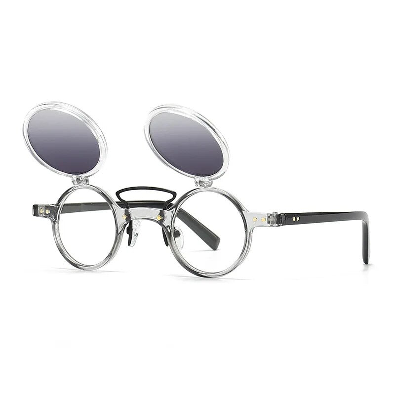 CCspace Unisex Full Rim Small Round TR90 Reading Glasses R57037 - Lightweight & Durable Eyewear for Reading, Office Work, and Daily Use