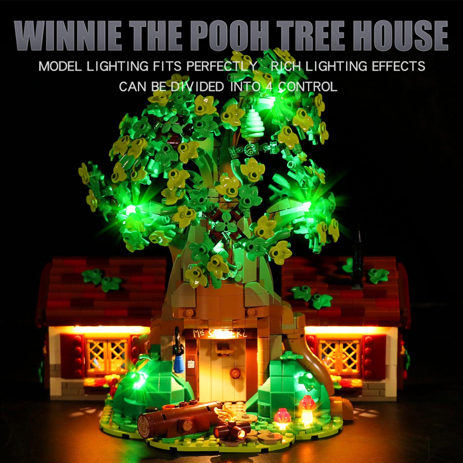 Premium LED Light Kit for LEGO Ideas Disney Winnie the Pooh 21326 - Enhance Your Building Display with Custom Lighting for Home Decor & Collectibles
