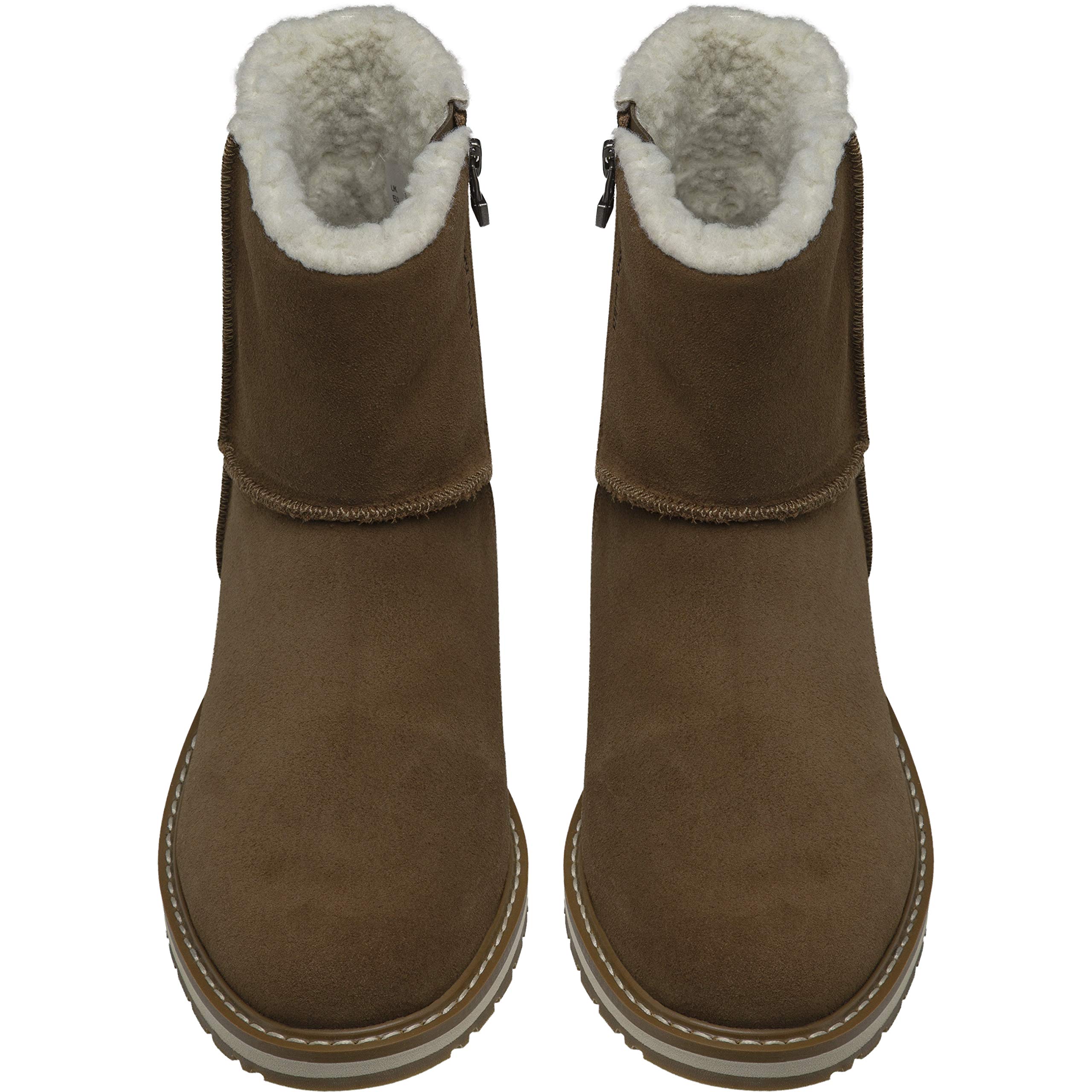 Helly Hansen Women's Annabelle Waterproof Leather Slip-On Winter Boots - Warm & Comfortable for Snow, Rain & Cold Weather