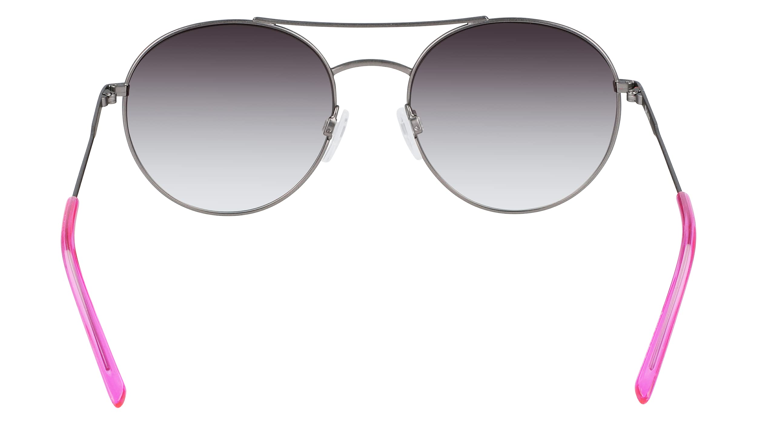 DKNY Women's Dk305s Round Sunglasses - Polarized UV Protection Fashion Sunglasses for Women, Trendy Round Frame Shades for Driving, Beach & Outdoor Activities