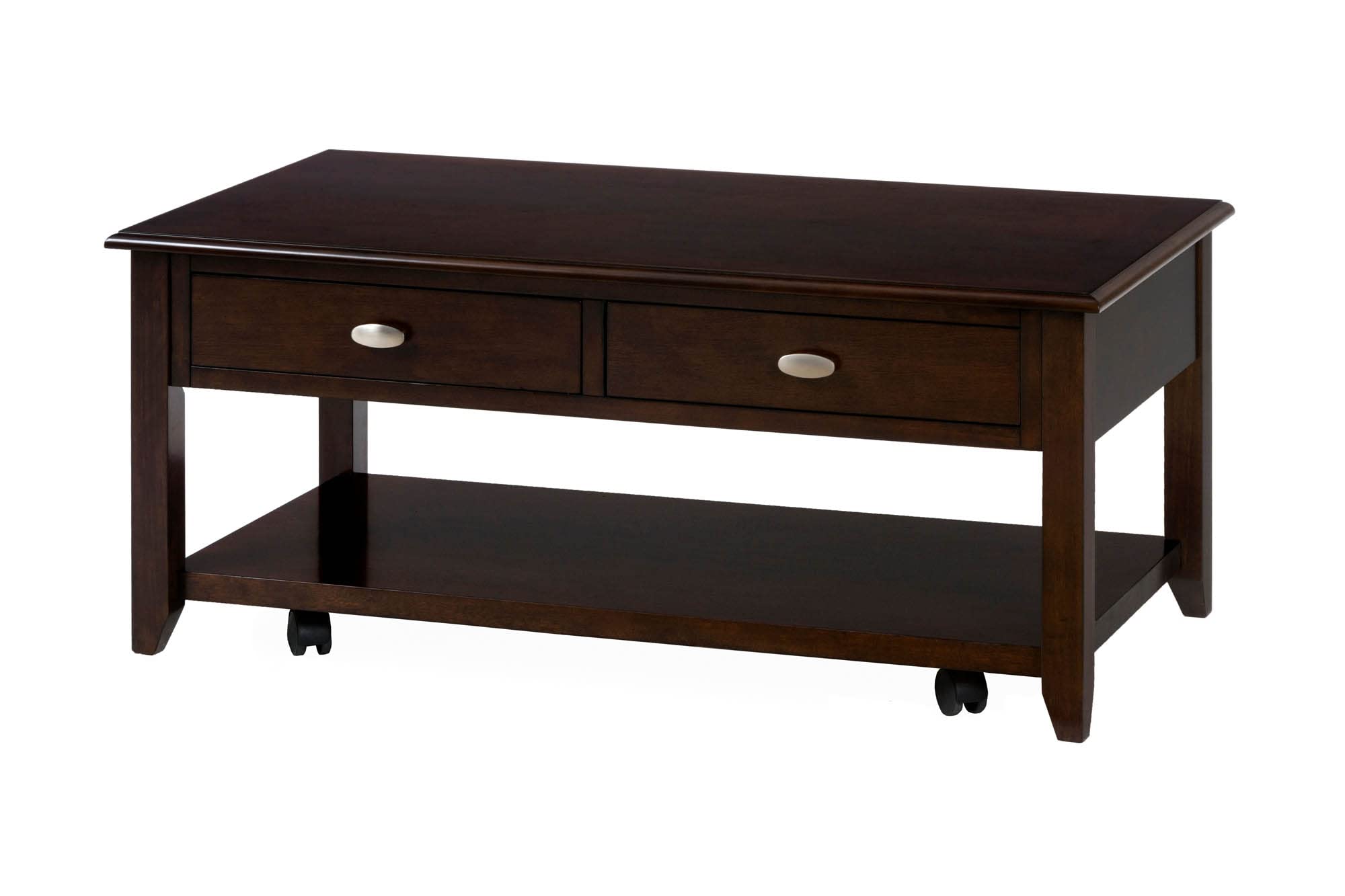 Contemporary Merlot Coffee Table 44