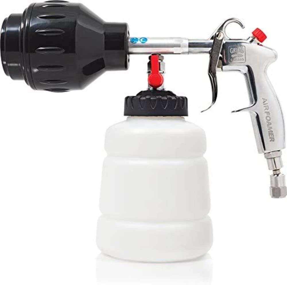 Griot's Garage 51183 Air Foamer Sudsing Gun - High Pressure Car Wash Foam Cannon with Adjustable Nozzle for Detailing, Cleaning Vehicles & Home Exteriors | Perfect for Auto Shops, DIY Car Enthusiasts & Pressure Washer Accessories