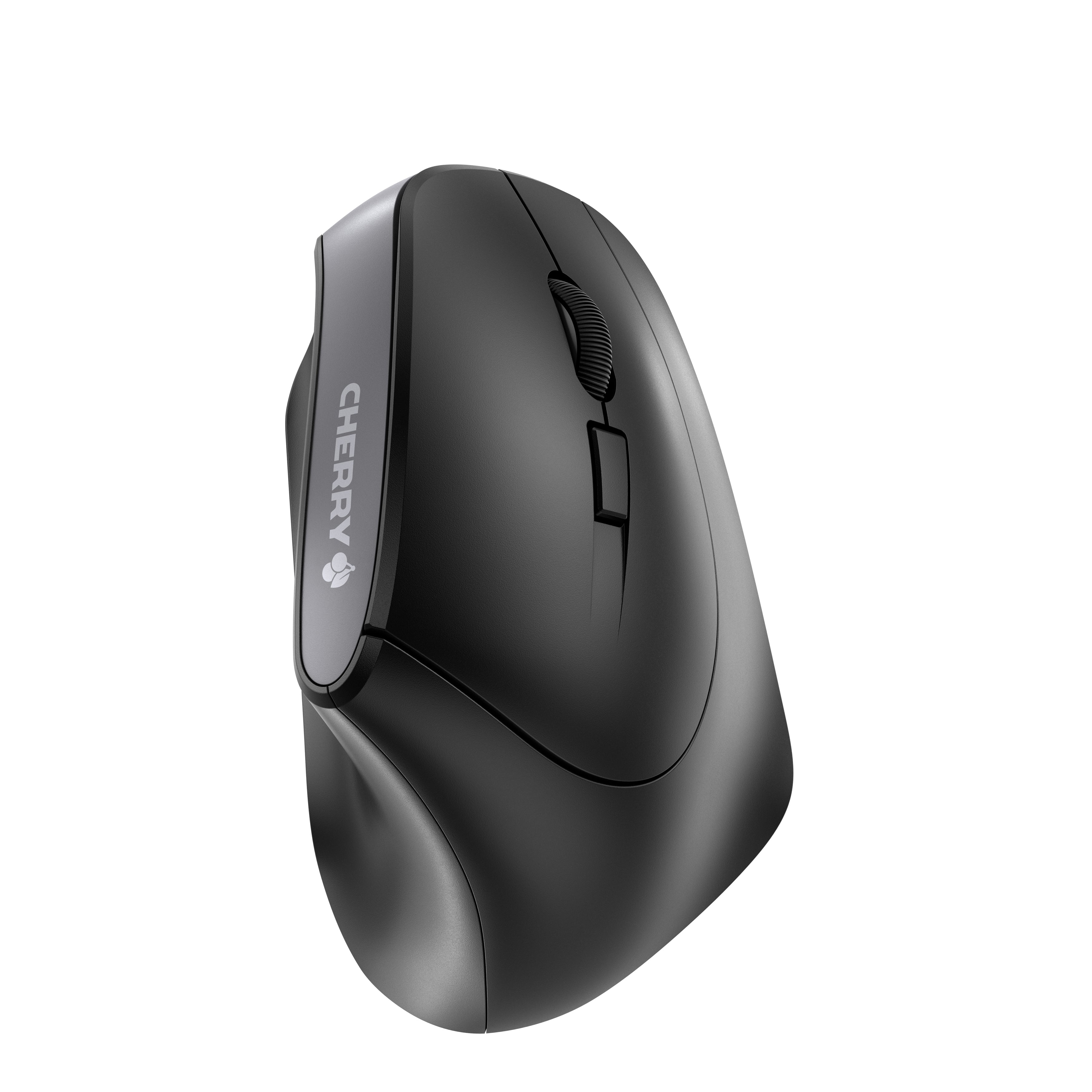 CHERRY MW 4500 Wireless Mouse - Ergonomic Bluetooth Mouse for Laptop, PC, Mac - 2.4G Wireless with Silent Click - Perfect for Office, Home, Gaming & Travel Use