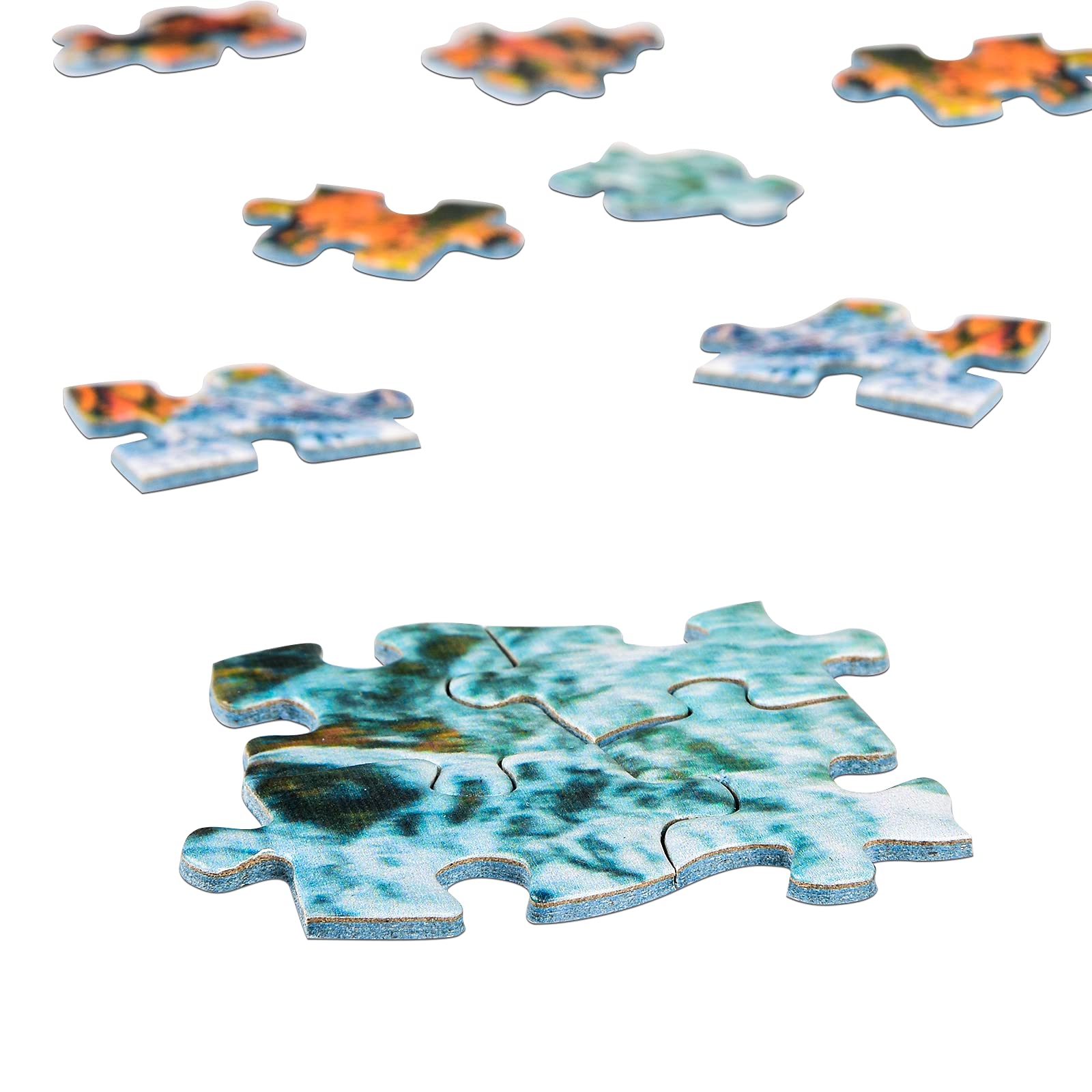 Rocorose 1000-Piece Jigsaw Puzzle - Autumn Scenery of Italian Alps Naturpark - Challenging Floor Puzzle for Kids & Adults - Perfect for Family Game Night & Stress Relief