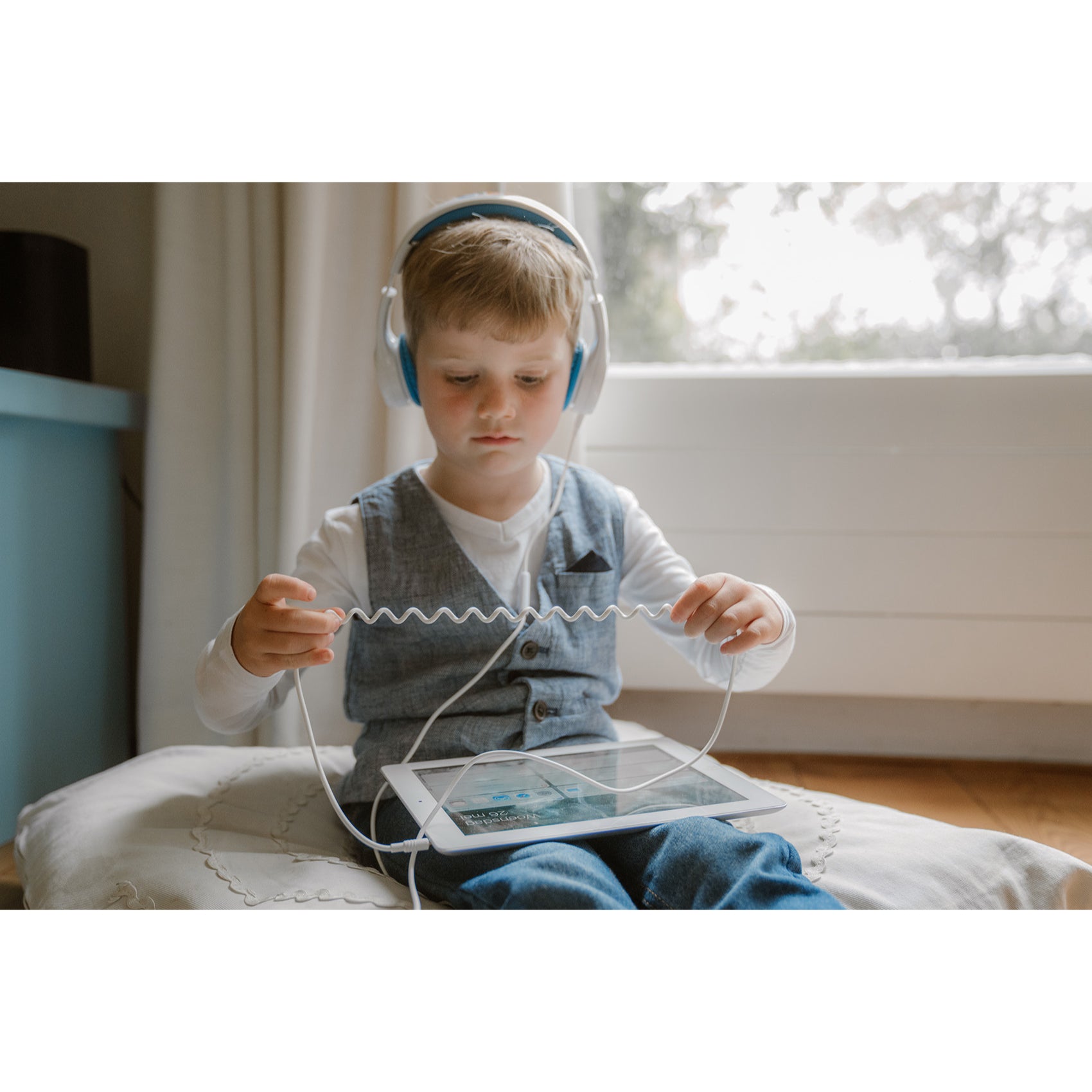 Clevy Hearsafe Headphones for Kids - Volume Limiting Safe Headphones for Children (85dB Limit) - Perfect for School, Travel & Online Learning