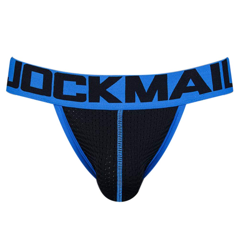 Breathable Men's Mesh Underwear Briefs - Soft Comfortable Thong Underpants for Daily Wear, Workout & Sports