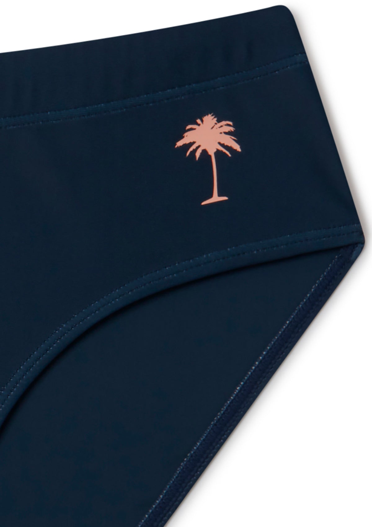 Men's Navy & Orange Swim Briefs - Quick Dry Swimwear for Beach, Pool & Water Sports | Comfortable & Stylish Swim Trunks