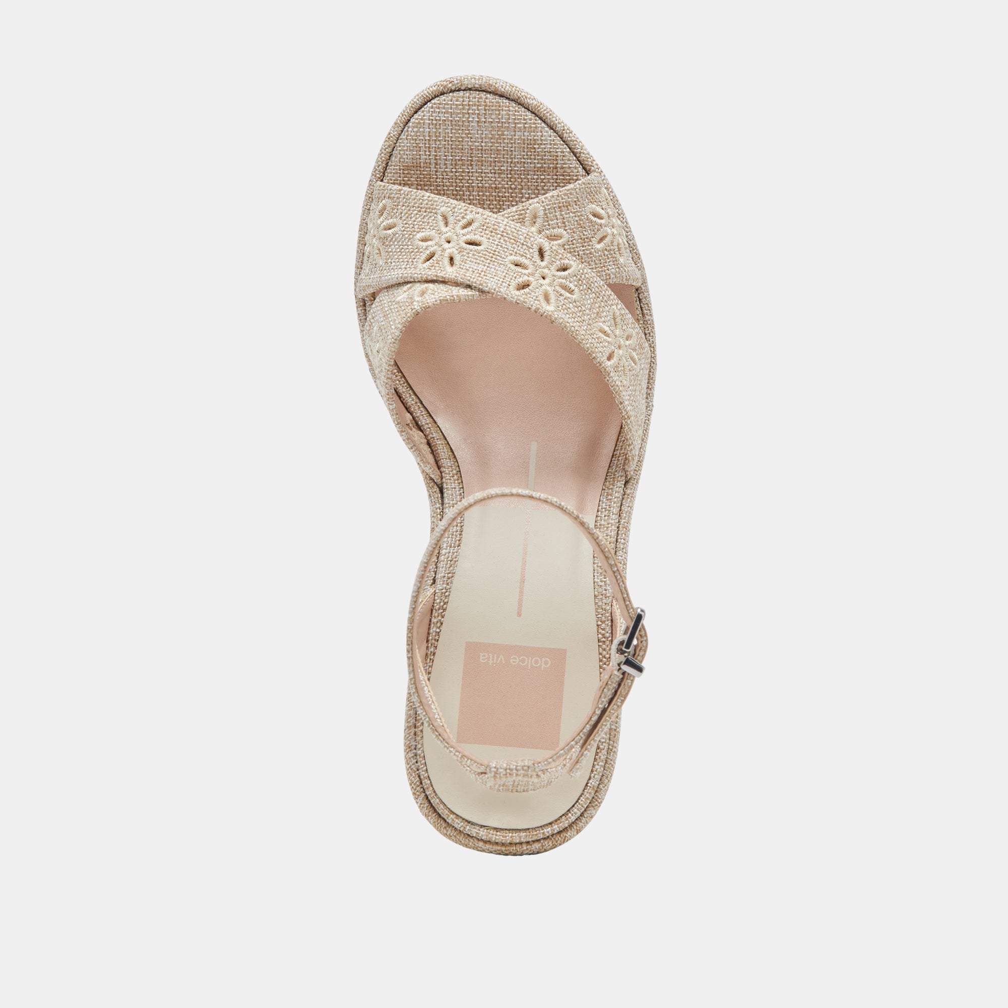 LAISHA Women's Almond Toe Floral Eyelet Heels - Elegant High Heel Shoes for Weddings, Parties & Special Occasions