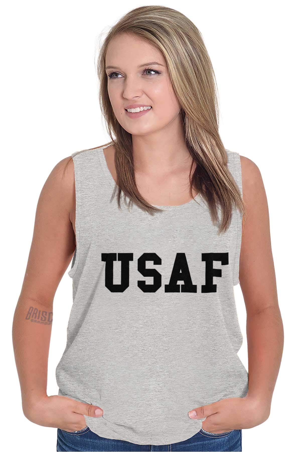 US Army Military Tank Top T-Shirt for Men & Women - Comfortable Cotton Crew Neck Tee for Gym, Workout & Casual Wear
