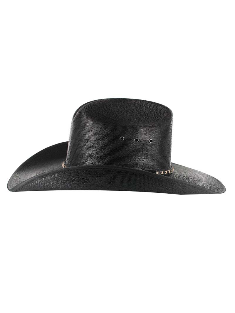 Resistol Jason Aldean Asphalt Cowboy Straw Hat - Black Western Hat for Men - Perfect for Outdoor, Country Music Festivals & Summer Wear