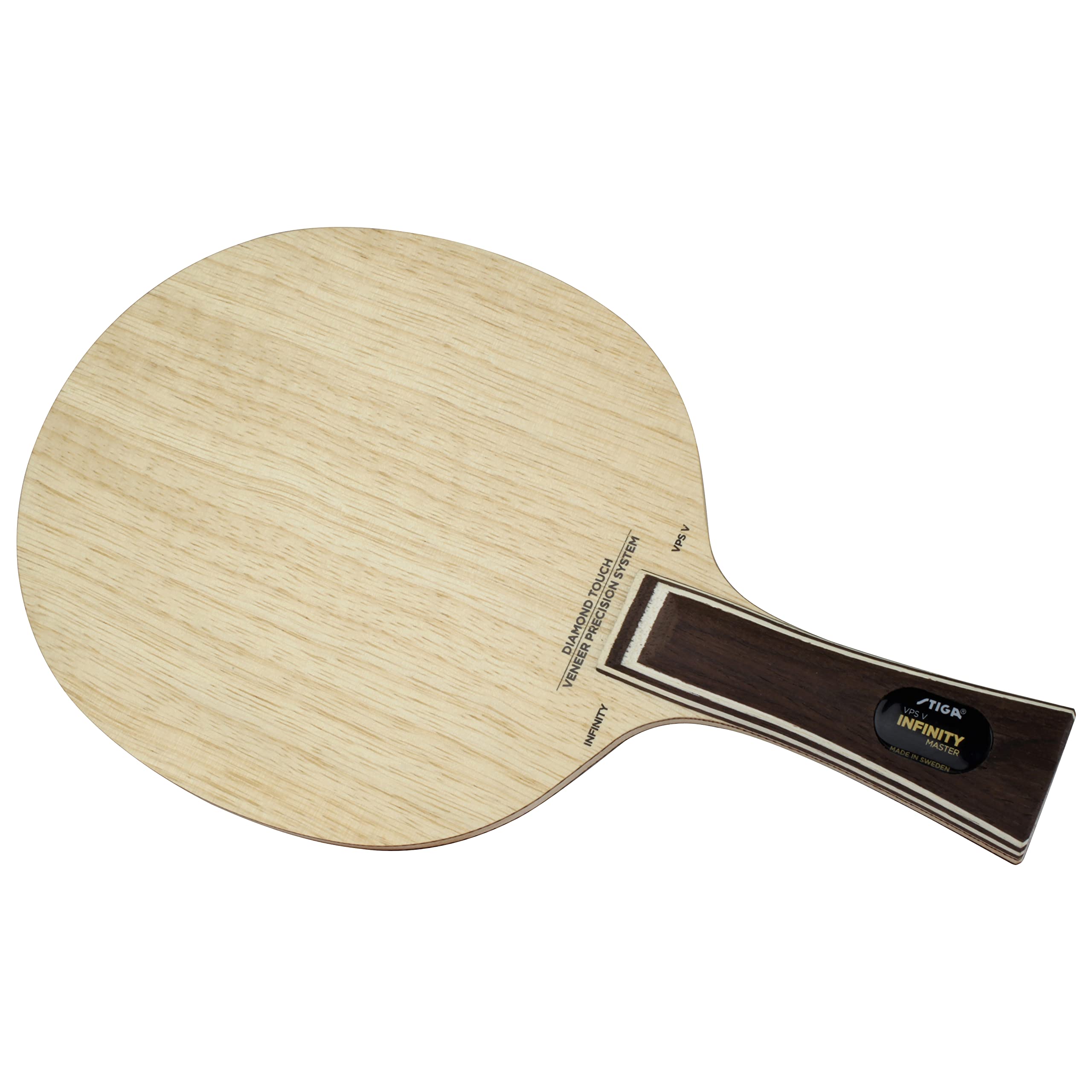 Premium Unisex Table Tennis Racket - Infinity VPS V Diamond Touch Master Grip 5-Ply Lightweight Offensive Blade | Professional Ping Pong Paddle for Competitive Play & Training | Perfect for Tournaments, Club Matches & Home Practice