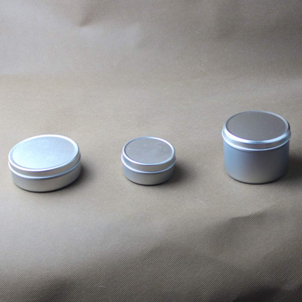 BESPORTBLE 4-Piece Travel Tea & Cosmetic Storage Containers - Round Candle Tins, DIY Candle Making, Coffee Cup Holder, Wax Containers, Empty Candy Box - Perfect for Home Decor, Gifts, and Crafting Projects