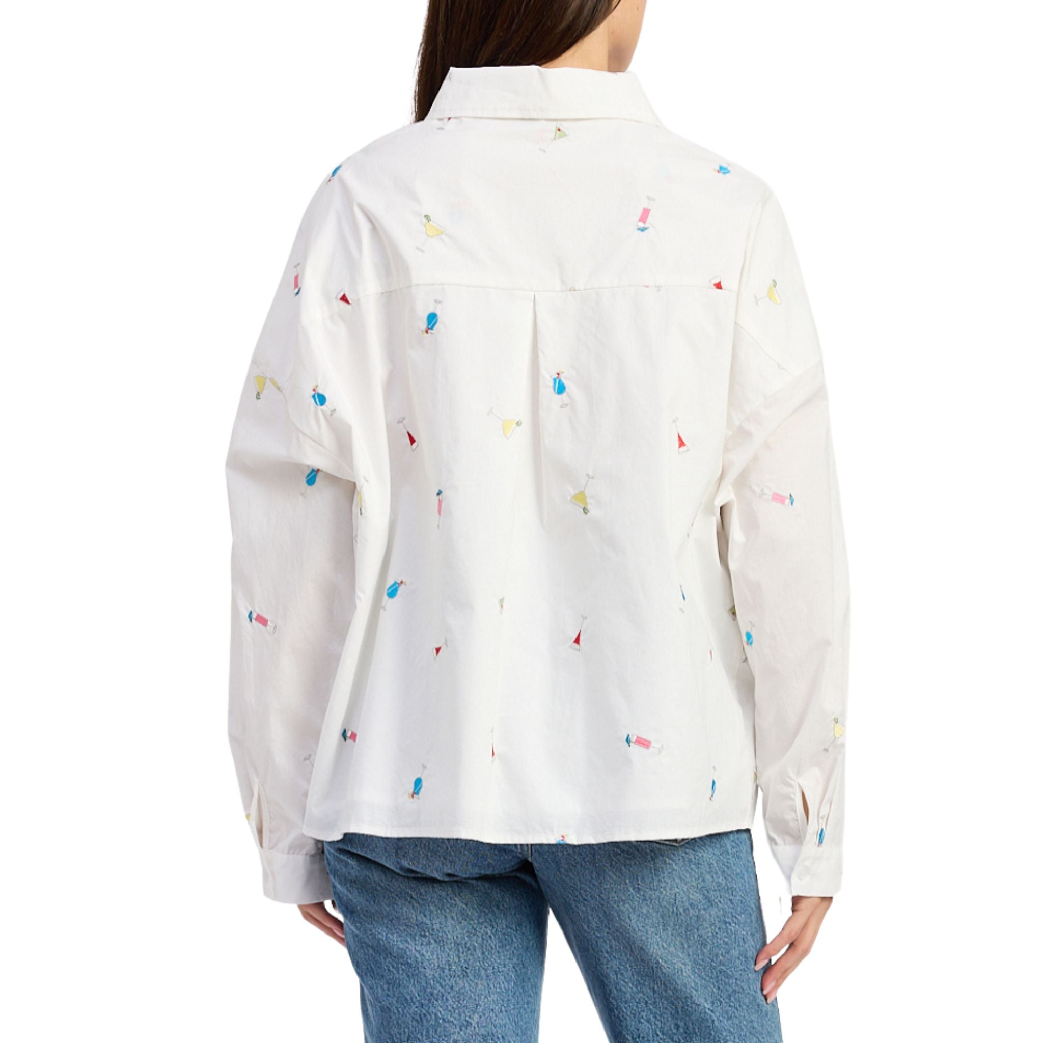 Nellie Women's Stylish Cocktail Button-Up Shirt for Parties, Dates & Office Wear | Elegant Blouse for Casual & Formal Occasions