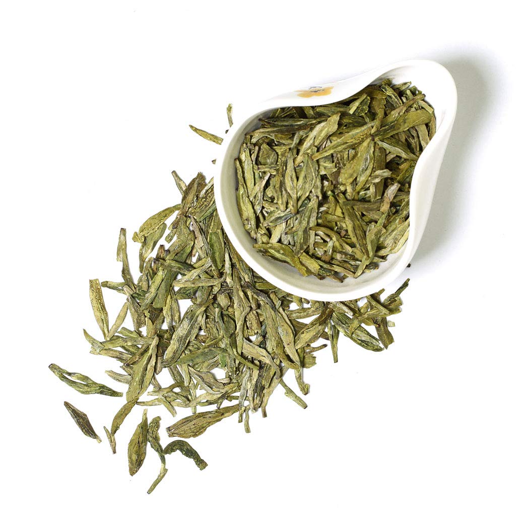 Premium Xihu Longjing Dragon Well Green Tea - 2Pcs 250g (17.6oz) Loose Leaf Chinese West Lake Long Jing Tea - Perfect for Relaxation, Meditation & Healthy Lifestyle