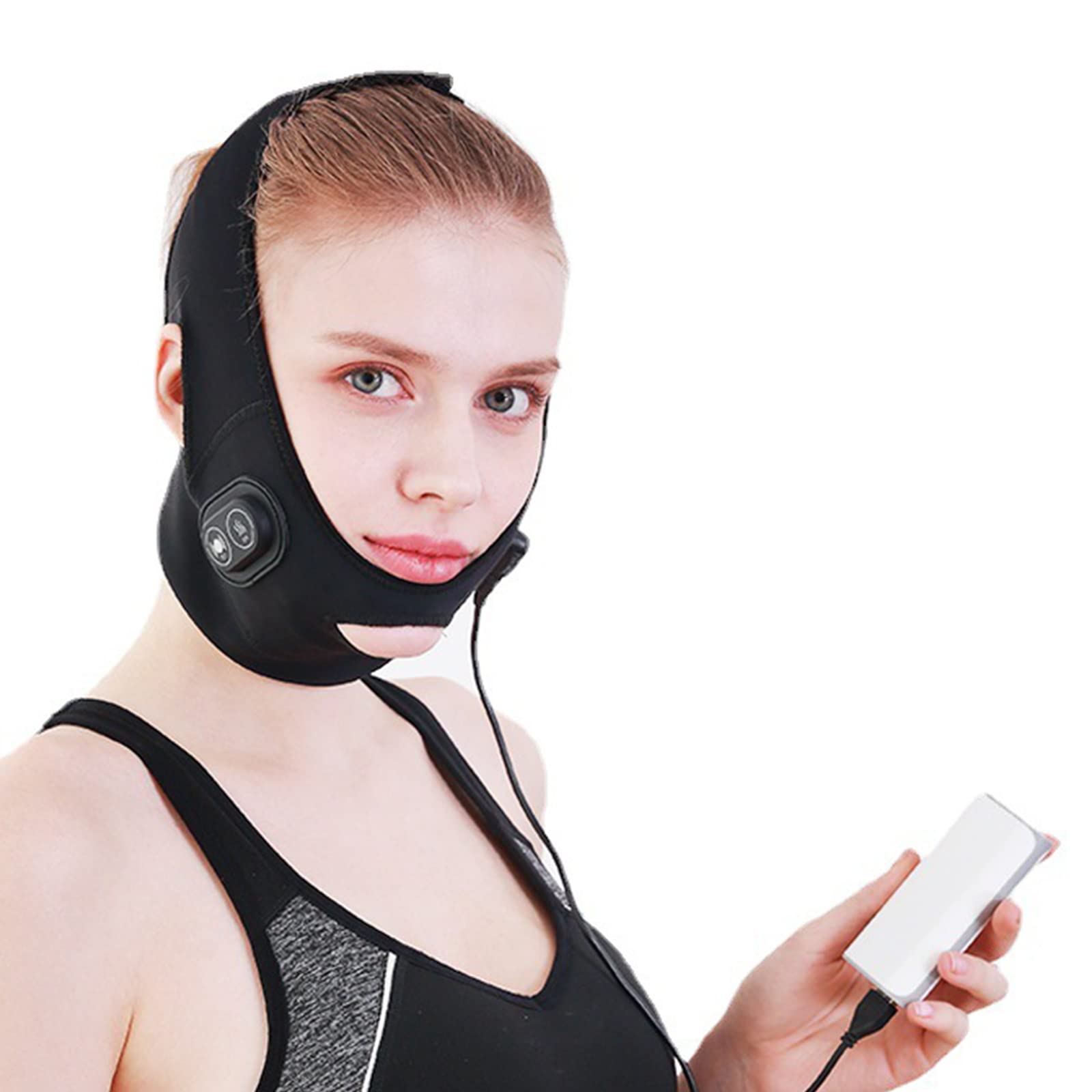 Electric V Face Lifting Machine - High-Performance Silicone Face Mask & Microcurrent Massager for Wrinkles & Contouring - Suitable for All Face Shapes - Perfect for Home Spa, Anti-Aging & Facial Rejuvenation