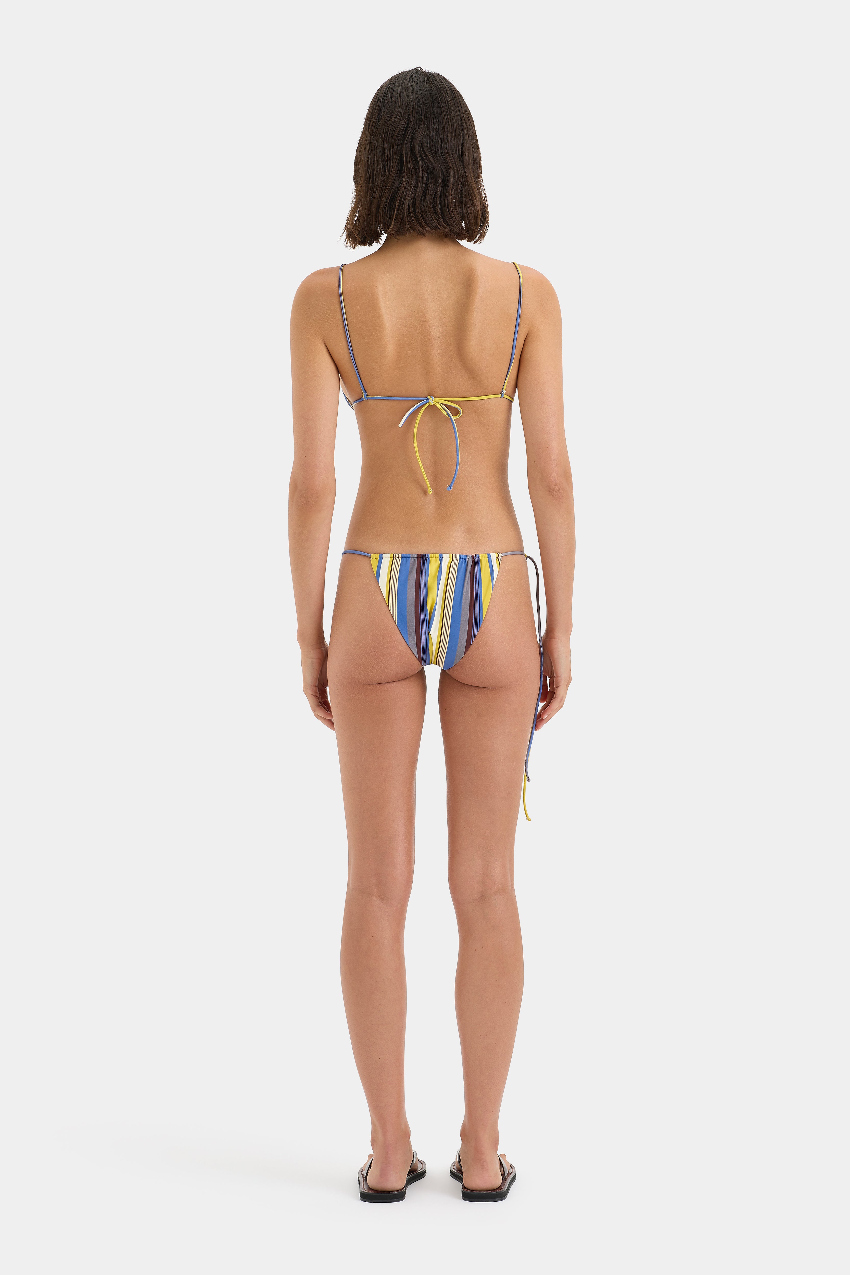 Coastline String Triangle Bikini Top - Sexy Swimwear for Women, Summer Beach Vacation, Pool Party, and Tanning