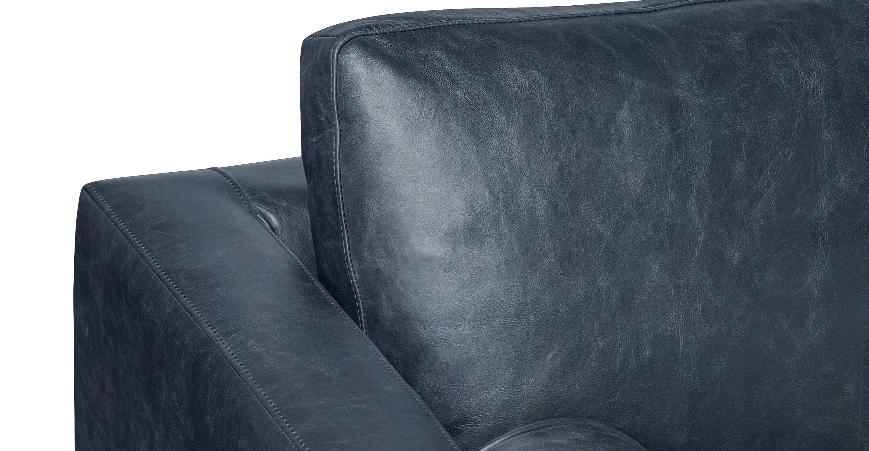 Luxury Napa Leather Corner Sectional Sofa - Modern L-Shaped Couch for Living Room, Home Theater & Office - Soft & Durable Genuine Leather Furniture