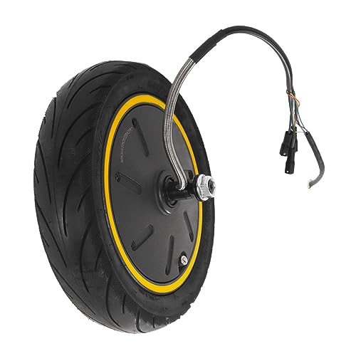 LANTRO JS 350W Electric Scooter Hub Motor with Inflatable Tire - Rear Wheel Drive Replacement for Ninebot MAX G30 - Perfect for Commuting, Campus Travel & Urban Mobility