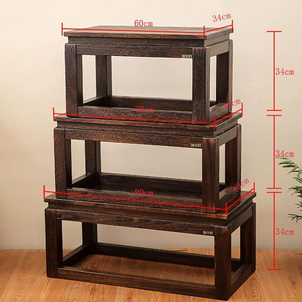 Modern Minimalist Coffee Table - Small Side Table for Living Room, Bedroom, Balcony & Bay Window - Simple Chinese Style Wooden End Table for Coffee, Books & Decor