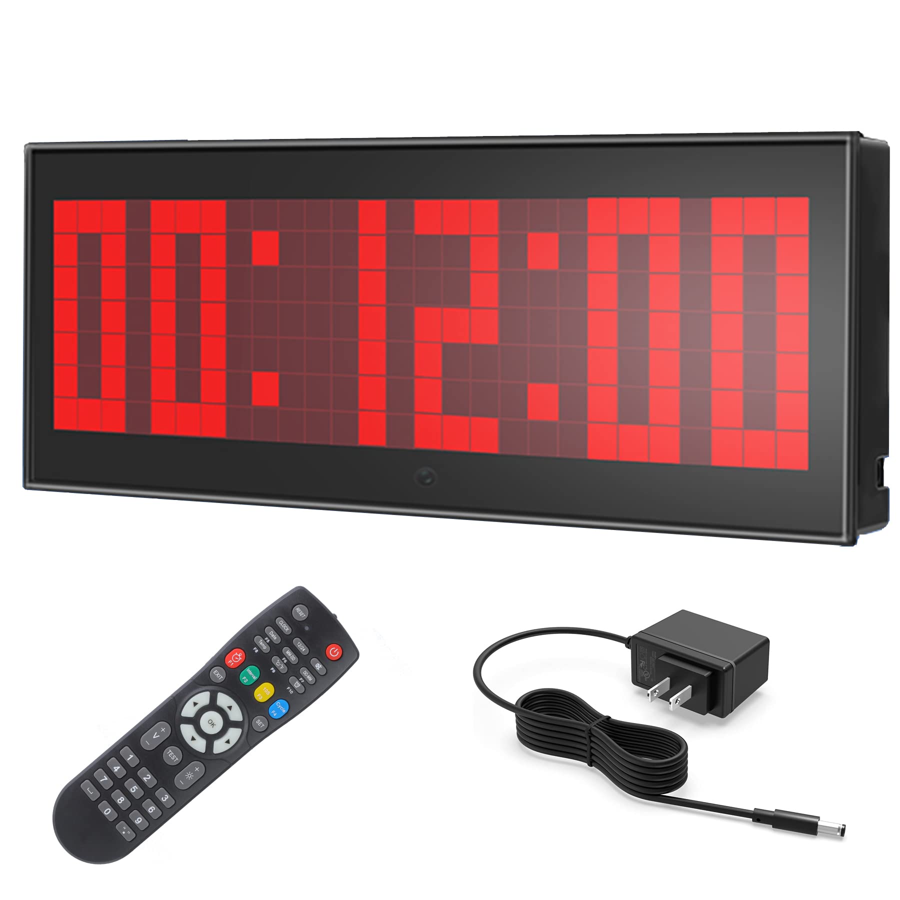LED Digital Countdown Wall Clock with Remote Control - Perfect for Gym, Fitness, Sports & Home Workout Timer | Countdown Timer for Boxing, HIIT, Yoga & Kitchen Cooking