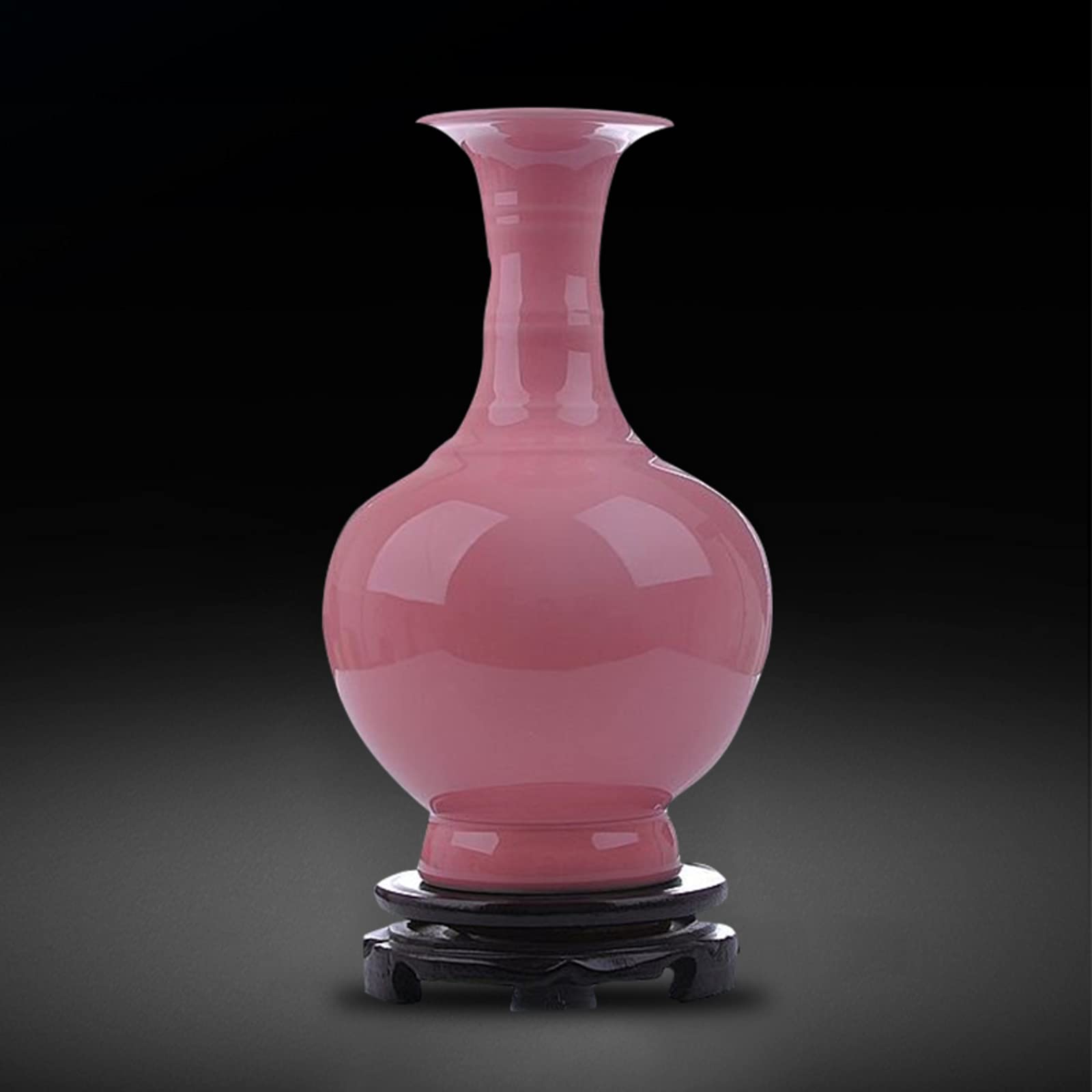Luxury Modern Ceramic Vase for Artificial Flowers - Elegant Tabletop Home Decor, Wedding Centerpiece & Office Decoration (White, 11