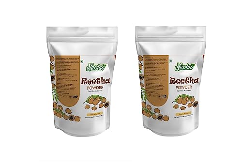 Organic Reetha Powder for Hair Care - 100g (Pack of 2) | Natural Shampoo Alternative | Promotes Hair Growth & Scalp Health | Perfect for DIY Hair Masks & Ayurvedic Treatments