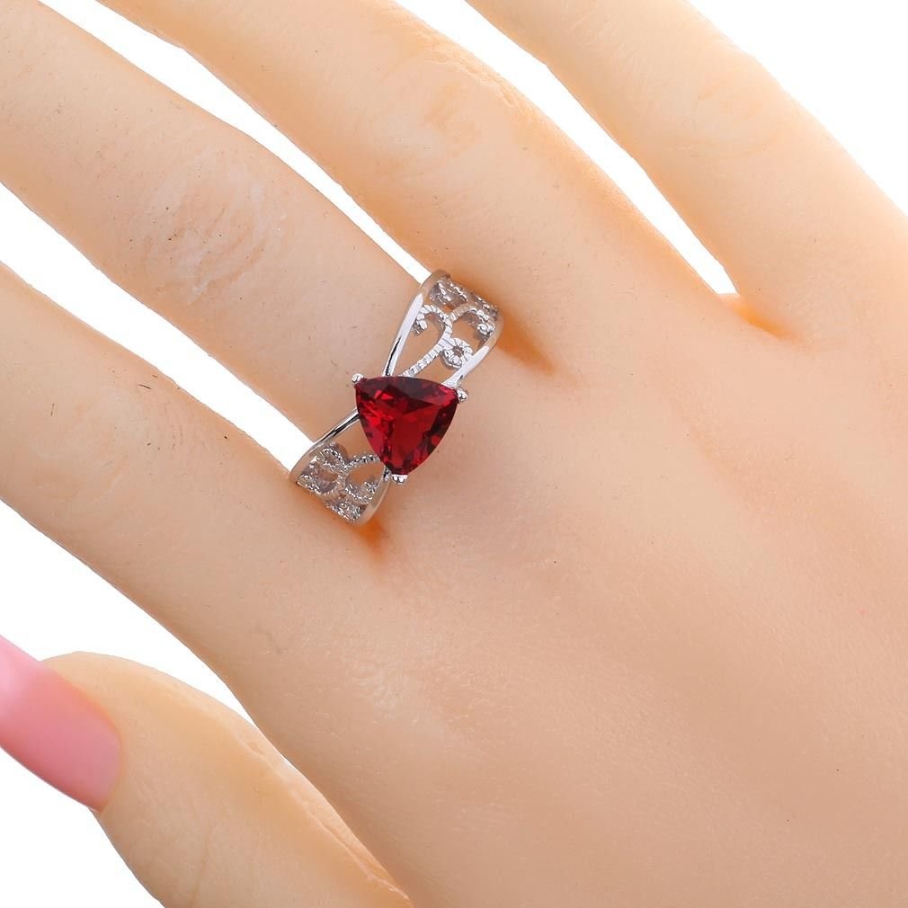 925 Sterling Silver Plated Simulated Pink Topaz Halo Engagement Ring for Women - Elegant Promise, Wedding & Anniversary Jewelry Gift