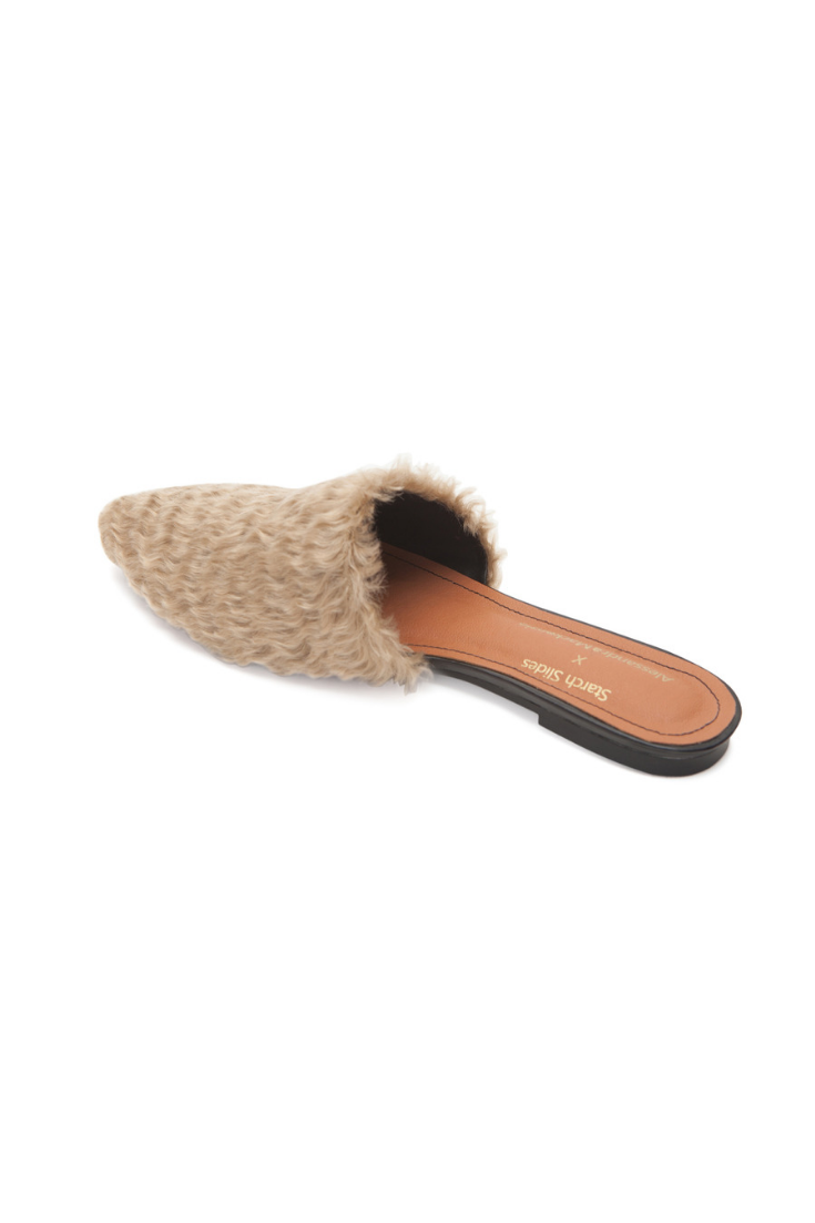 AM x STARCH SLIDES - Premium Camel Color Slides for Men & Women | Comfortable Summer Sandals for Beach, Pool, and Casual Wear
