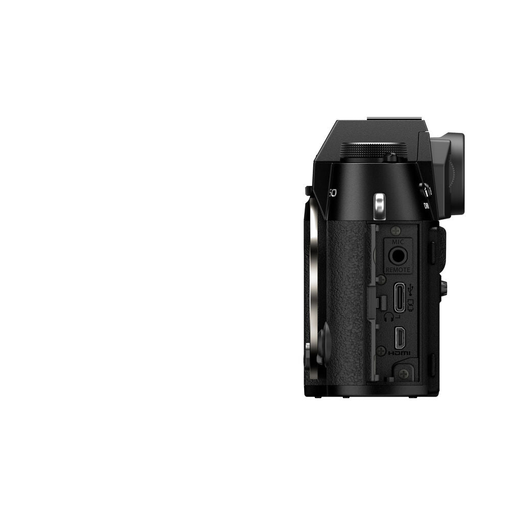 Fujifilm X-T50 Mirrorless Digital Camera with 26.1MP APS-C Sensor - 4K Video, Black | Perfect for Travel Photography, Vlogging & Street Shooting