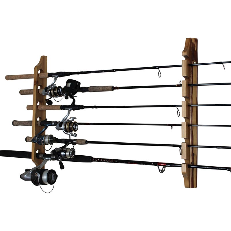 2-Piece 6-Rod Vertical & Horizontal Wall Mounted Coat Rack - Space Saving Entryway Organizer for Hats, Scarves, Jackets & Bags