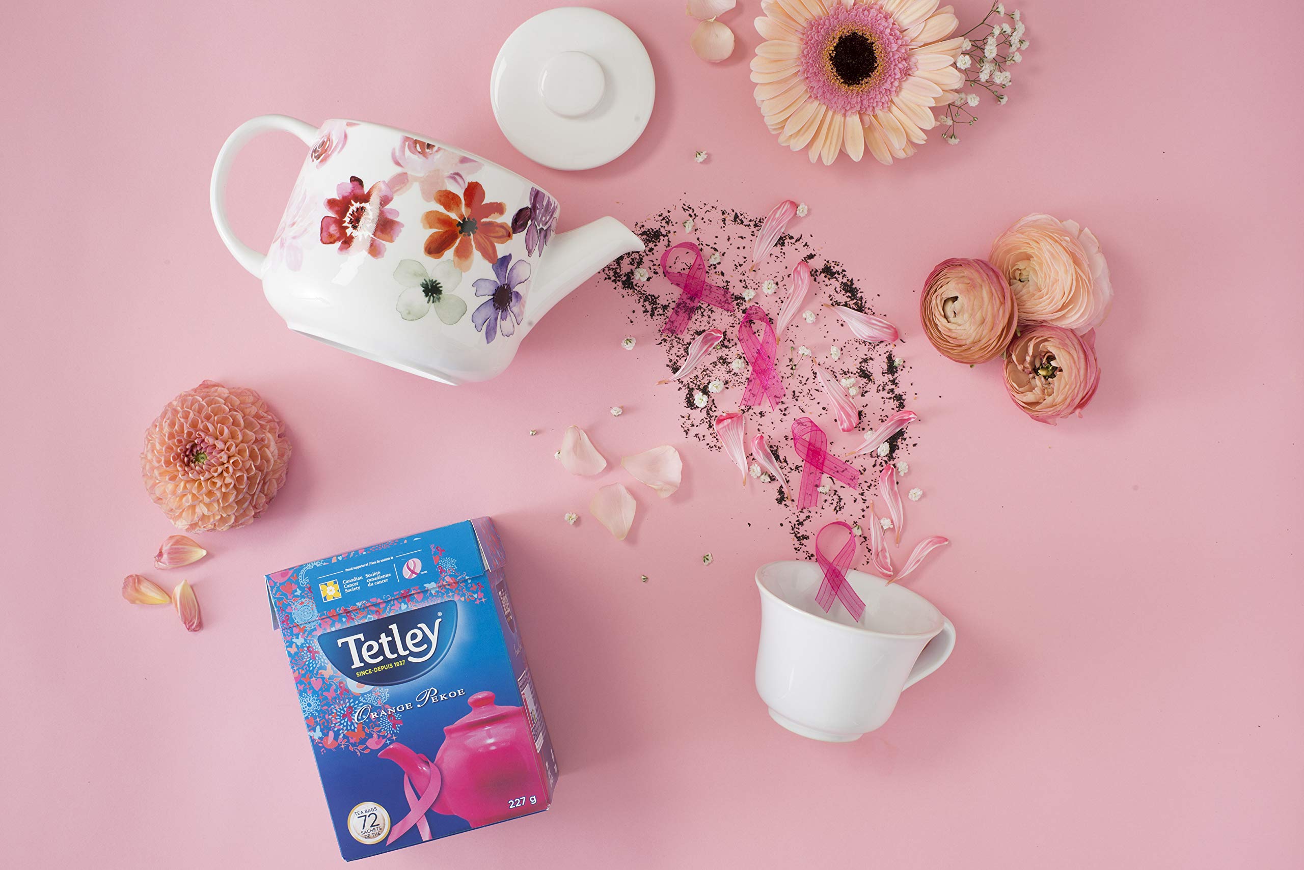 Tetley Orange Pekoe Black Tea Bags - 216 Count | Premium Loose Leaf Tea for Hot & Iced Tea | Perfect for Breakfast, Afternoon Tea & Office Refreshment