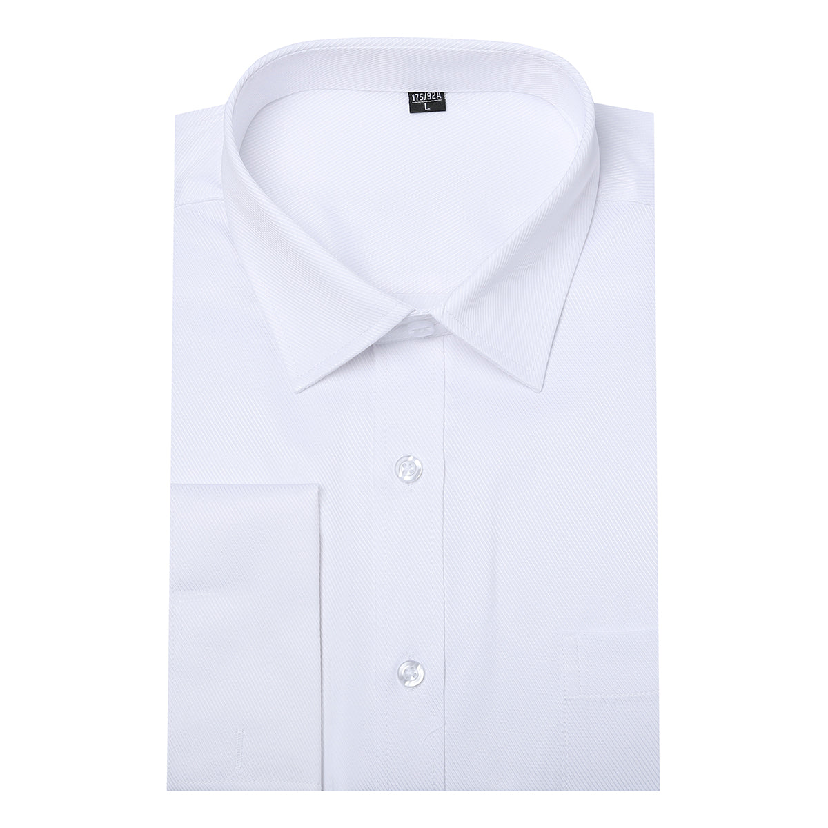 Slim Fit Men's Dress Shirt - Button Down Striped & Checked Formal Shirt for Business, Office, Wedding & Special Occasions
