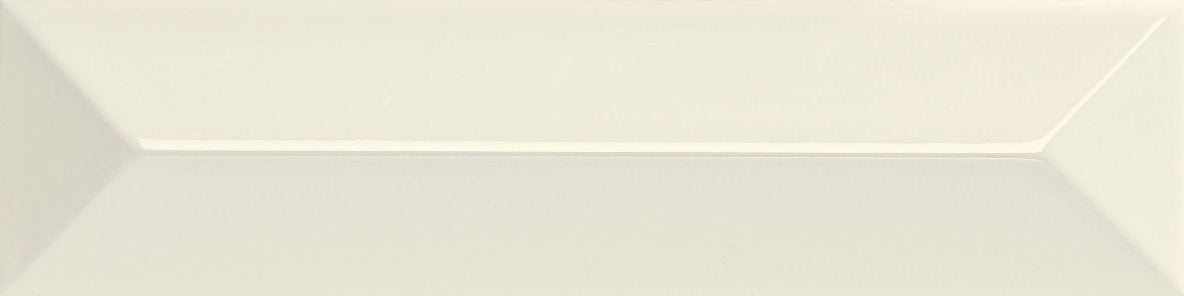 Rhythm Ceramic Wall Tile Series - 2x8 Inch Ivory Wave Pattern Tiles for Kitchen Backsplash, Bathroom & Shower Walls - Waterproof & Easy to Clean
