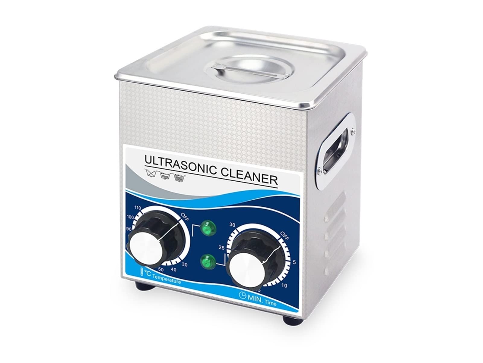 Professional 1.3L Ultrasonic Cleaner with Heater & Timer - 60W/120W 40KHZ Stainless Steel Cleaning Equipment for Jewelry, Spark Plugs, Injectors - Perfect for Home, Lab & Industrial Use (Color: 120W)