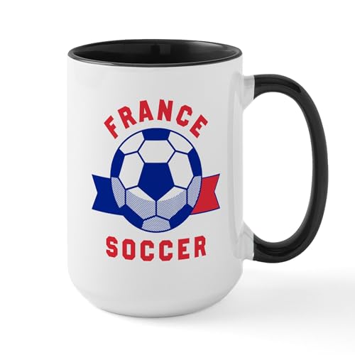 White/Black Inside - France Soccer Mugs