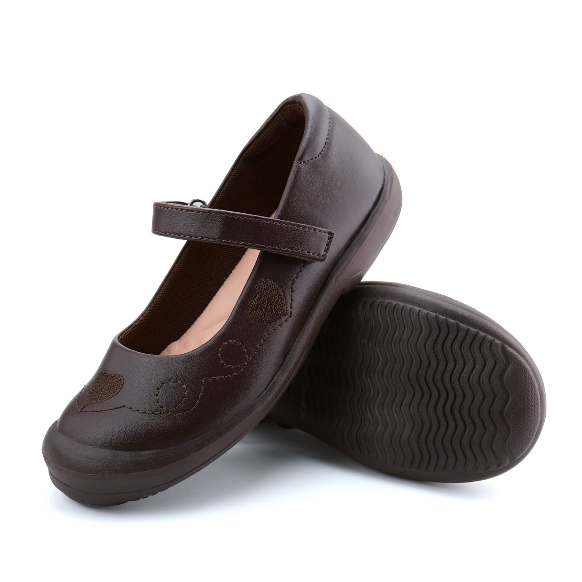 Firelli Girls Mary Jane School Shoes - Comfortable Leather Dress Shoes for Kids - Perfect for School, Church & Special Occasions - Ideal for Uniforms, Weddings & Formal Events - Great for Everyday Wear, Parties, and Dance Recitals - Stylish & Durable for Classroom, Playdates & Holiday Celebrations