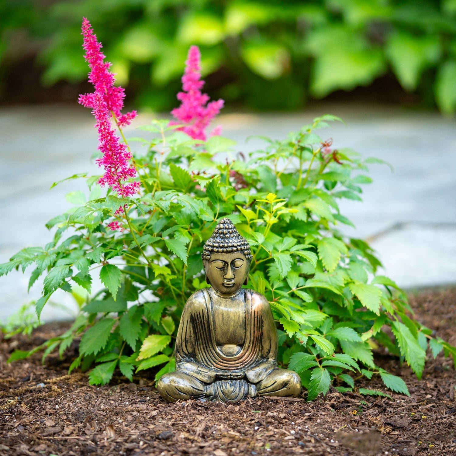 Handcrafted Meditating Buddha Statue - Serene Home Decor for Yoga, Meditation & Zen Spaces - Perfect for Living Room, Office & Garden