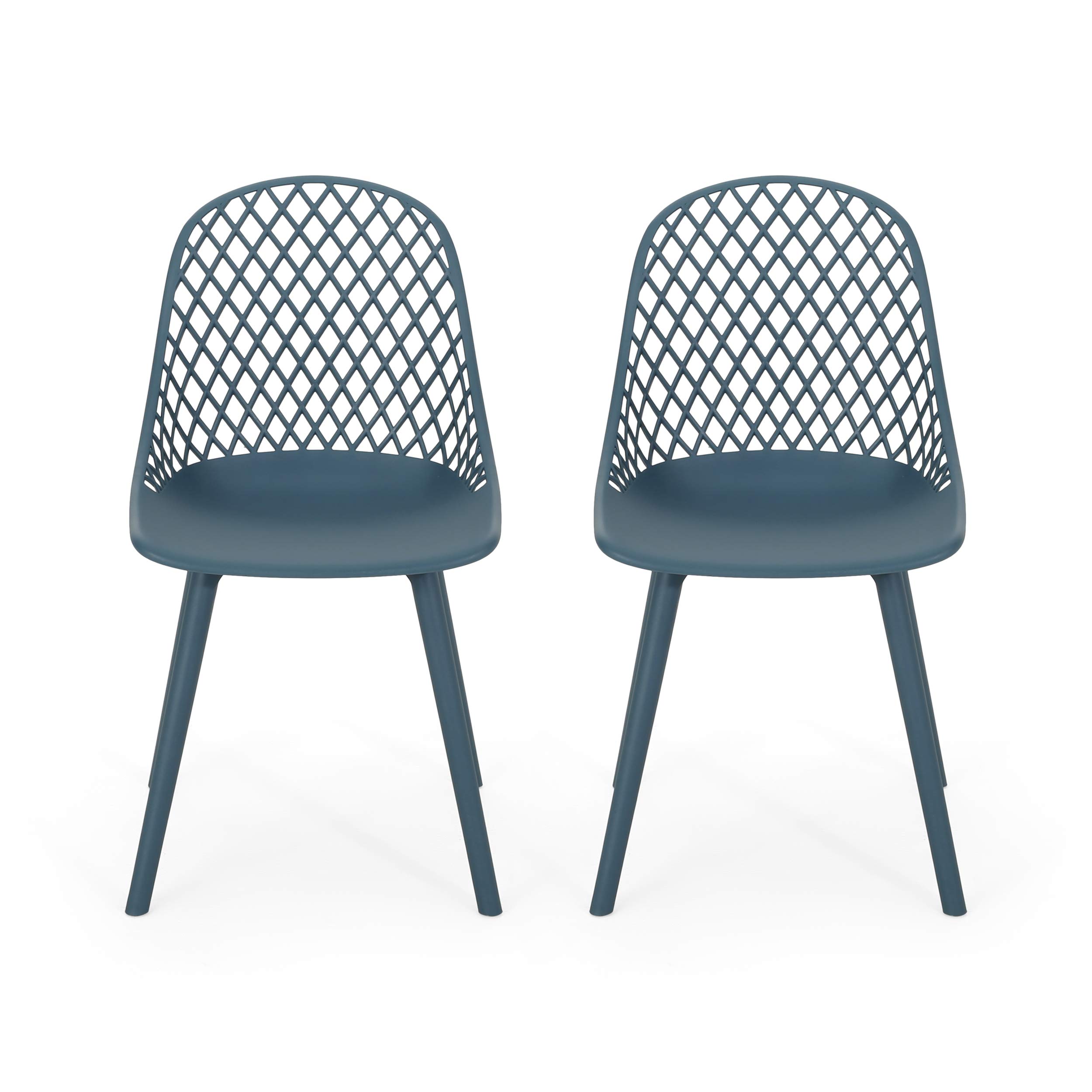 Christopher Knight Home Delora Outdoor Dining Chairs (Set of 2) - Weather-Resistant Green Patio Furniture for Garden, Poolside & Backyard Dining