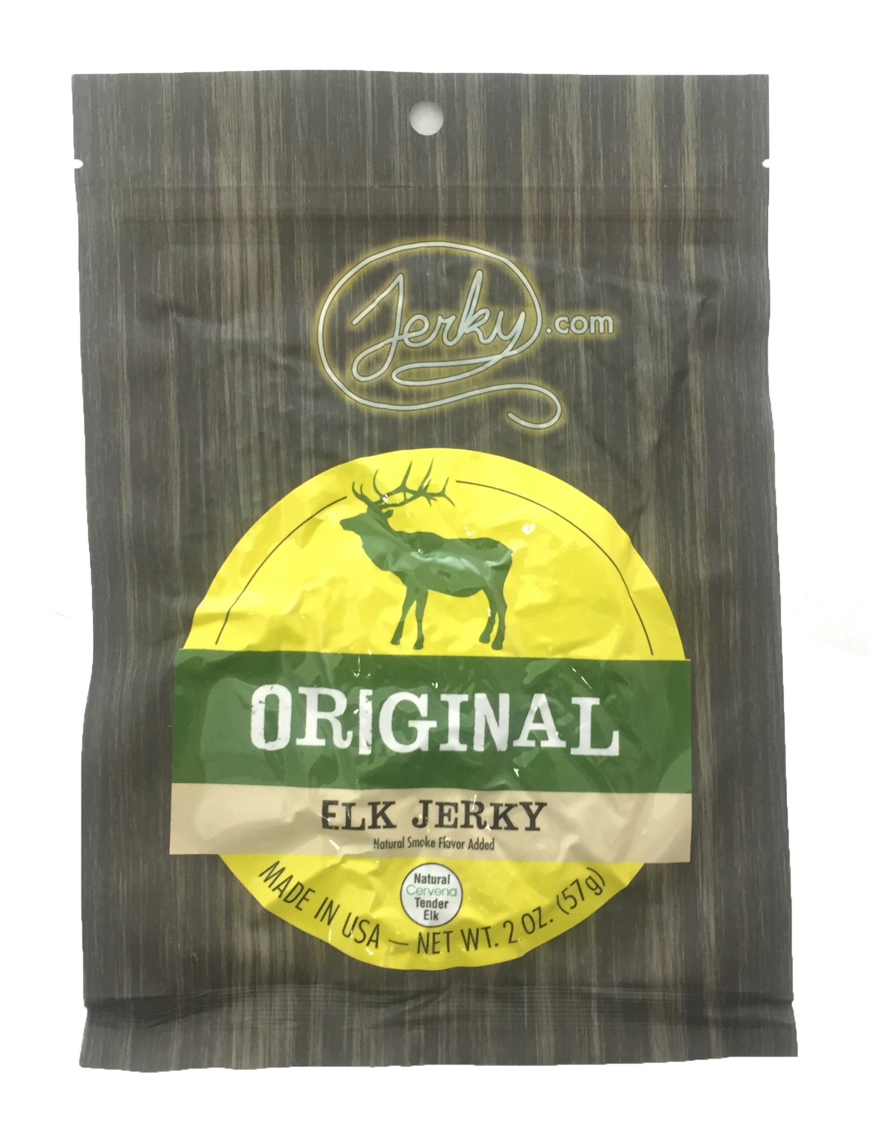 Premium Elk Jerky - All Natural Wild Game Meat Snack, High Protein Healthy Jerky with No Preservatives - Keto, Paleo & Low Carb Friendly - Perfect for Hiking, Camping & Road Trips - 1.75 oz Pack