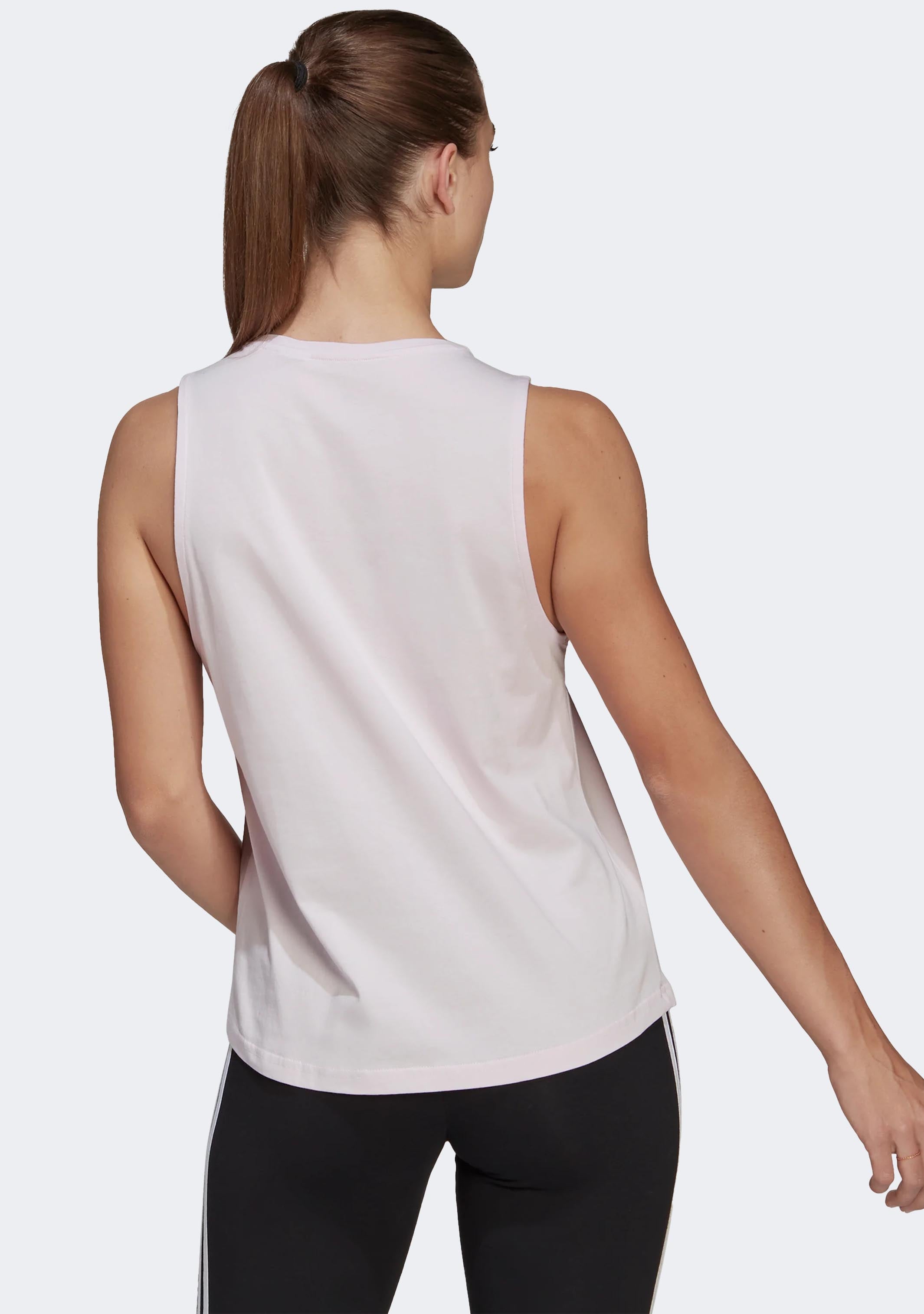 Adidas Women's Essentials Big Logo Tank Top - Breathable Workout Shirt for Running, Yoga & Gym - Comfortable Athletic Wear for Women