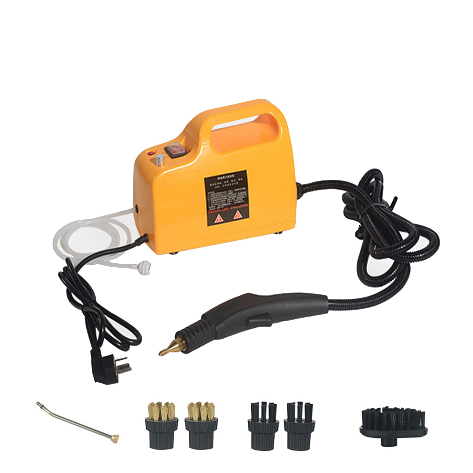 3000W High Pressure Steam Cleaner - Handheld Steam Cleaning Machine with Aluminum Alloy Nozzle for Kitchen, Bathroom & Car - 360° All-Round Deep Cleaning | Perfect for Grease Removal, Tile Grout Cleaning & Vehicle Detailing