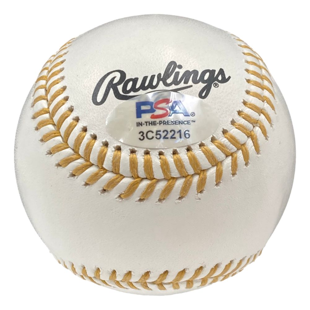 Jimmy Rollins Phillies Autographed Gold Glove Baseball - 4x Gold Glove Winner, PSA Certified with Hologram & Display Case - Perfect for Baseball Memorabilia Collectors and Philadelphia Phillies Fans