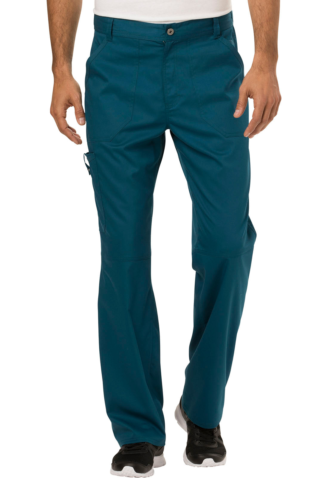 Men's 7-Pocket Fly Front Scrub Pants - Comfortable Medical Work Pants for Doctors & Nurses (Sizes 2XL-5XL) - Perfect for Hospital Shifts & Healthcare Professionals