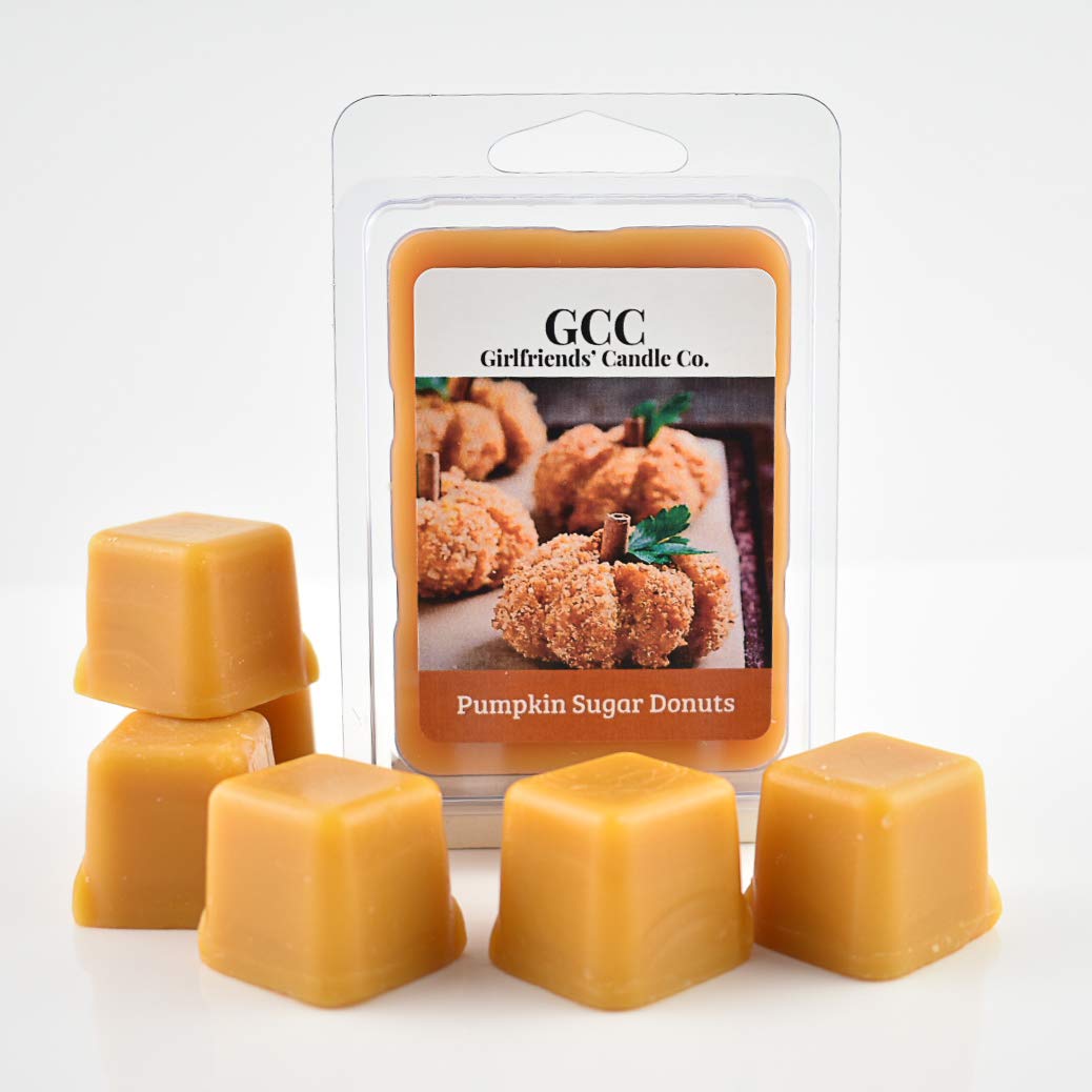 Pumpkin Sugar Donut Scented Wax Melts for Home - Fall Spice Aroma for Wax Warmers & DIY Candles | Perfect for Autumn, Halloween & Thanksgiving Decor