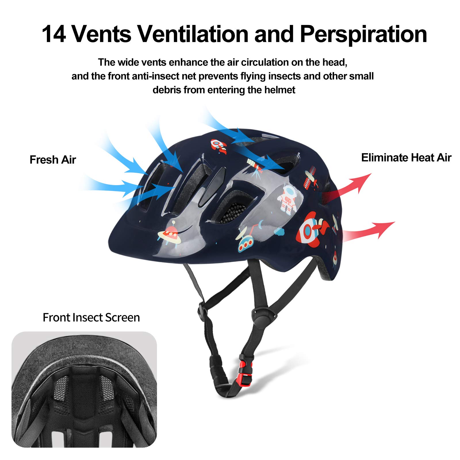 GLAF Toddler Bike Helmet for Boys & Girls - Adjustable Infant Helmet with Ventilation for 12+ Months - Perfect for Cycling, Skateboarding & Outdoor Activities