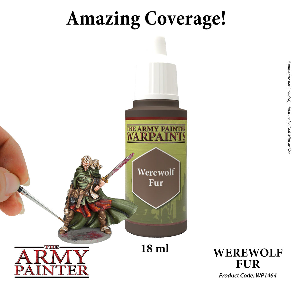 Warpaints: Werewolf Fur - High-Quality Fantasy Makeup for Cosplay, Halloween & Special Effects - Perfect for Costume Parties & Theatrical Performances