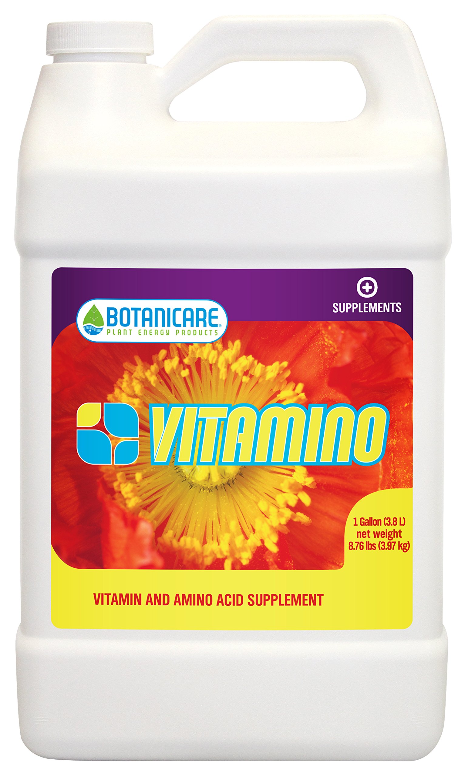 Botanicare VITAMINO B Vitamin Soil Supplement for Plants - 1 Gallon (4-Pack) | Organic Plant Growth Booster | Ideal for Indoor & Outdoor Gardening, Hydroponics, and Greenhouses